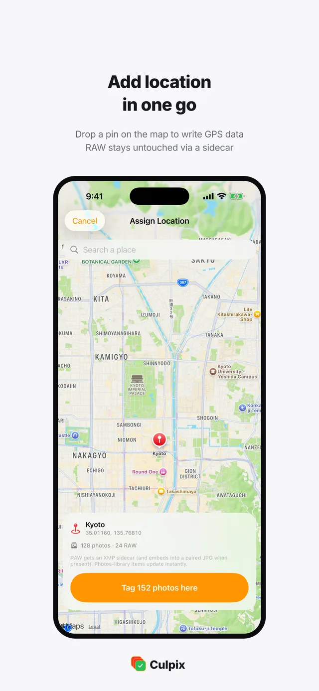 Pick the spot on the map
