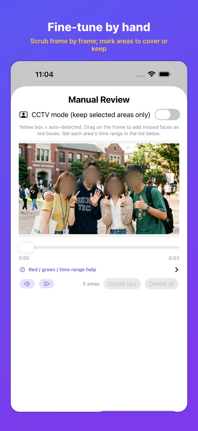 Add a missed face on thumbnails
