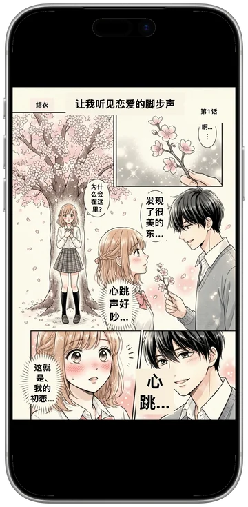 日文漫画页面，对白气泡已经换成中文
